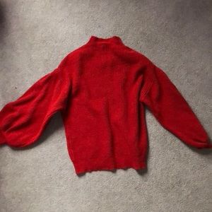Princess Poly Red Turtleneck Sweater